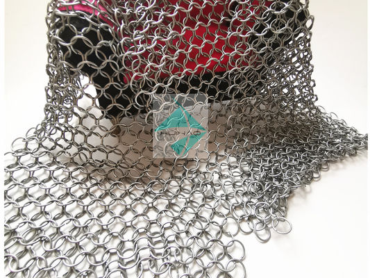 Lưới vòng tròn bằng hợp kim nhôm Chainmail, Lưới vòng kim loại trang trí
