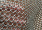 Chainmail Weave Ring Loại lưới Kiểu dáng cổ kính Lưới kim loại Drapery với màu kim loại cho cửa sổ che nắng