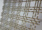 Thiết kế tủ nội thất Lưới kim loại kiến ​​trúc được dệt bằng dây 1,2x3,5mm