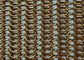 Đồng màu Chainmail 1mm Lưới vòng kim loại cho rèm bên trong và bên ngoài