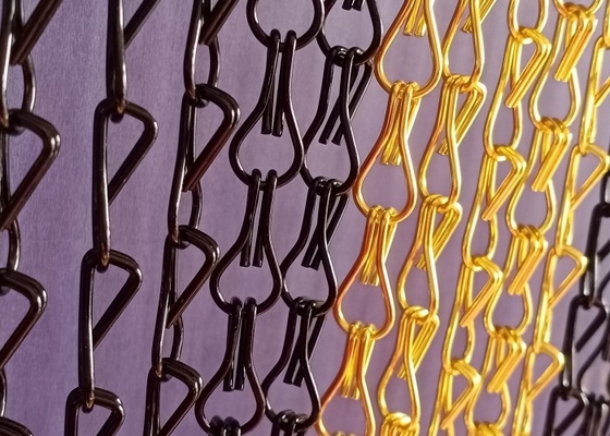 Rèm chuỗi hạt nhôm 1.6mm được sử dụng để trang trí nhà riêng