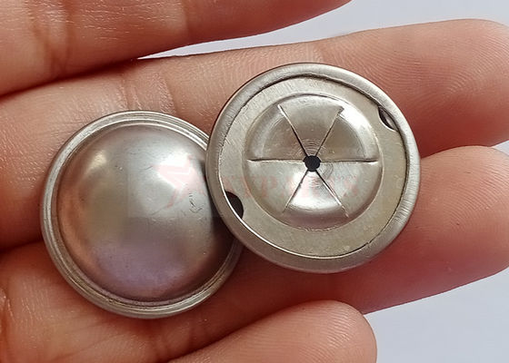 7/8" thép không gỉ mái vòm trùm máy giặt cho 14Gauge Pin cách nhiệt