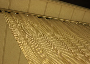 Trang trí nhôm cuộn dây kim loại màn lưới với bề mặt tùy chỉnh