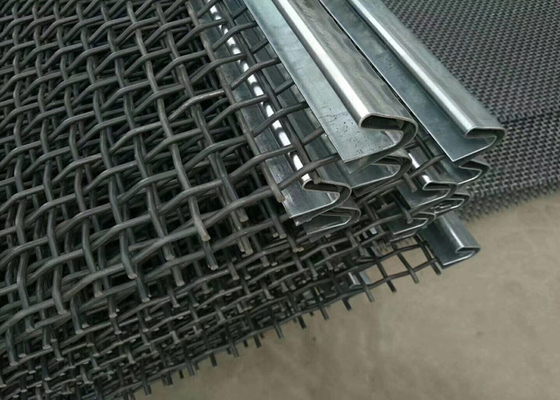 Màn hình lưới thép dệt lò xo có độ chính xác cao cho các ngành công nghiệp khai thác
