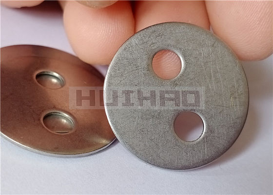Kháng nhiệt độ cao 2 lỗ máy giặt thép không gỉ được sử dụng trong việc lắp đặt các nắp cách nhiệt có thể tháo rời / tái sử dụng
