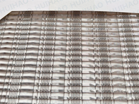 Tùy chỉnh thanh lịch sáng kính Laminated Woven Mesh cho cửa kính