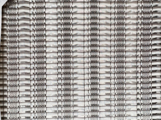 Tùy chỉnh thanh lịch sáng kính Laminated Woven Mesh cho cửa kính