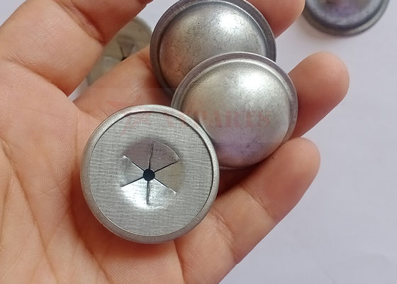 22mm thép không gỉ tự khóa nắp mái vòm cho chân cách nhiệt