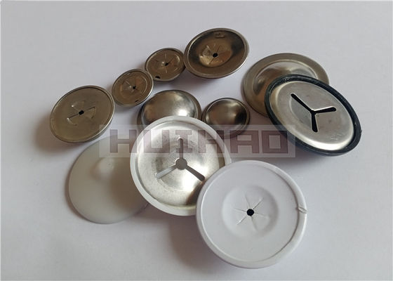 12 Gauge nhôm mái vòm Cap 1-1 / 2 "với thép không gỉ tự khóa máy giặt chèn