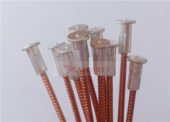 Xây dựng tàu M3x90mm Bimetallic Cd Pins With Aluminum Base Copper Coat Steel Nail