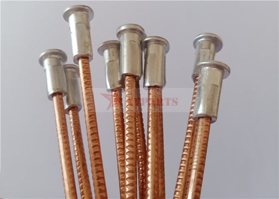 Xây dựng tàu M3x90mm Bimetallic Cd Pins With Aluminum Base Copper Coat Steel Nail
