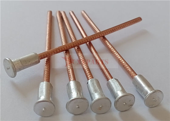 Xây dựng tàu M3x90mm Bimetallic Cd Pins With Aluminum Base Copper Coat Steel Nail