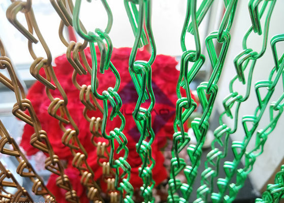 Double Hook trang trí nhôm chuỗi nối rèm cho rèm tắm