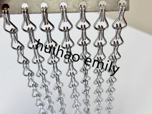 Tùy chỉnh trang trí chuỗi liên kết màn hình Fly màn hình rèm nhôm