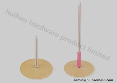 Ghim hàn đầu lõm kim loại ống dẫn 38mm 12Gauge cho hệ thống HVAC
