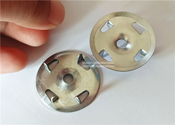 1-1/4&quot; 4-Claw Metal Fixing Washers For Gypsum Board Extruded Plate Insulation Thermalboard Fixed Backer Boards (Các máy rửa cố định bằng kim loại với 4 móng)