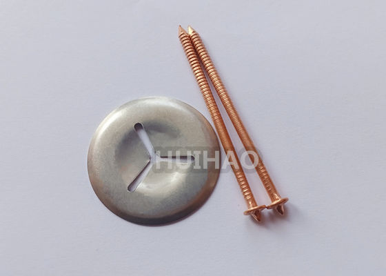 3x65mm Isolation Fastener CD Weld Stud Pins với vải đồng