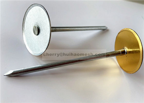 Galvanized thép Cup đầu hàn chân được thiết kế để hàn qua và bảo mật bọc cách nhiệt để HVAC ống dẫn
