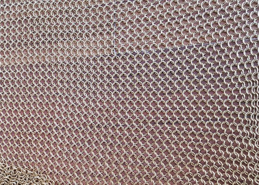 Kiến trúc Drapery kim loại vòng lưới cho màn hình tường cách ly
