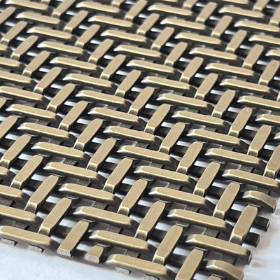 SS304 Woven Wire Mesh For Kitchen Furniture Door Balustrade (Máy móc nhà bếp)