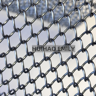 0.8mmx8mm nhôm hợp kim kim loại cuộn rèm màn hình lưới kim loại linh hoạt