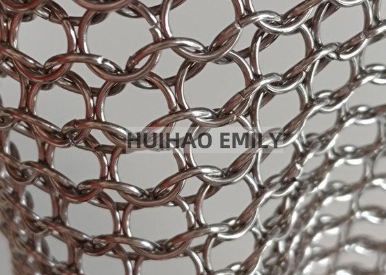 Rèm lưới kim loại loại hàn 0.8x7mm dùng trang trí nội thất