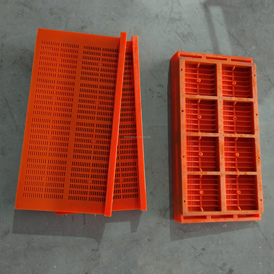 Lưới sàng lọc tự làm sạch bằng polyurethane, độ dày 30-40mm