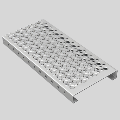 Các tấm lưới kiến trúc nhôm lỗ cho các nền tảng grating Grip Strut