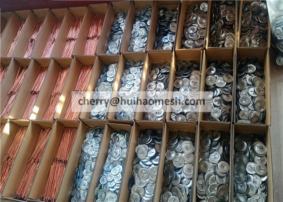 3x100mm CD Weld Pin Ms đồng phủ được sử dụng với các clip cách nhiệt sợi thủy tinh