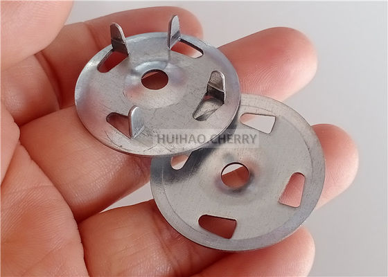 Galvanized Steel 1-1/4" Metal Washer With Fingers For Securing Wire Or Expanded Metal Lath