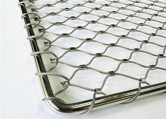 Lưới thép không gỉ dẻo 2mm loại 316 cho chuồng thú & lưới chim trong vườn thú