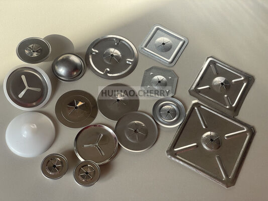 Vòng đệm tự khóa chống ăn mòn 1-1/4" 316 Thép không gỉ Vòng đệm khóa vuông cho cách nhiệt Rockwool