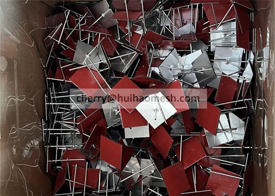 Thép bọc kẽm tường hoặc trần nhà cách nhiệt chân và máy giặt (63mm dài) với cơ sở dính (đau)