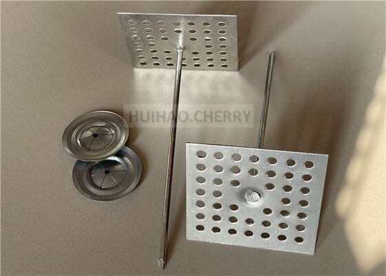 12Gauge Aluminium Perforated Base Insulation Pins để đâm và lắp đặt các vật liệu cách nhiệt và âm thanh khác nhau