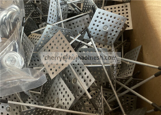 Chất cố định cách điện bằng vải đá Cây treo cách điện bằng lỗ 12 Gauge với máy rửa tự khóa