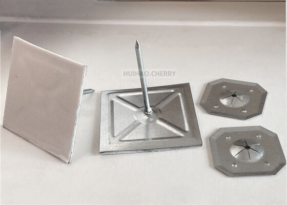 12 Gauge Isolation Stick Pins And Washers Thép kẽm Rockwool Isolation Pins