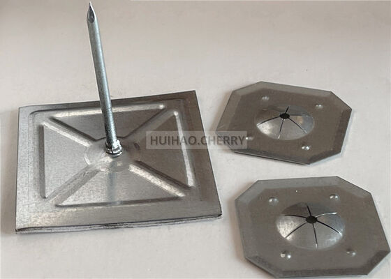 Rockwool cách nhiệt cố định tự dính cách nhiệt Stick Pin 12Gauge 1-1/2 "với cuộn khóa vuông