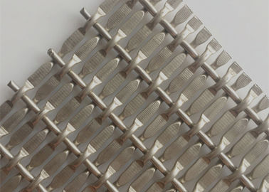 Thép không gỉ Crimped Woven Wire Mesh cho rèm cửa tủ