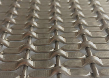 Thép không gỉ Crimped Woven Wire Mesh cho rèm cửa tủ