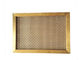 Bộ khung phòng bằng kim loại màu PVD với vải dệt trang trí cứng nhắc