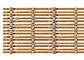 Mặt dây đồng màu vải lưới kiến ​​trúc được làm bằng dây nhôm phẳng