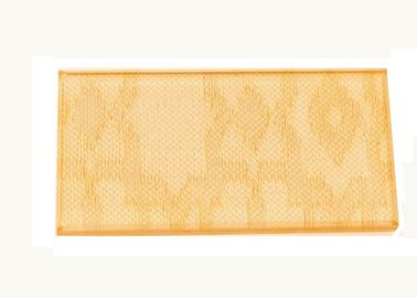 Màu sắc thủy tinh mạ sợi lưới Laminated cho mặt tiền xây dựng