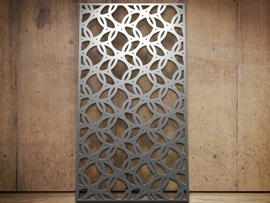 1220x3050mm Laser Cut Aluminium Mesh Panel cho hàng rào bên ngoài