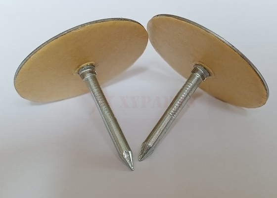 Thép mạ kẽm Đầu ống lót móng tay bằng giấy cách nhiệt để buộc chặt lớp cách nhiệt bằng lá