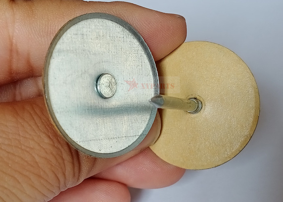 Thép mạ kẽm Đầu ống lót móng tay bằng giấy cách nhiệt để buộc chặt lớp cách nhiệt bằng lá