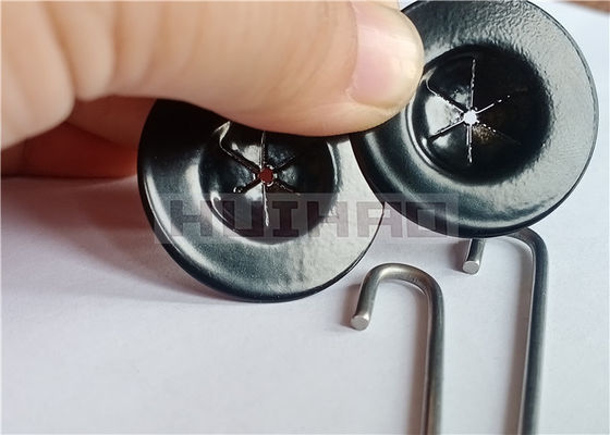 Bảng điều khiển năng lượng mặt trời bằng kim loại kẹp dây với vòng đệm tự khóa màu đen chống tia cực tím