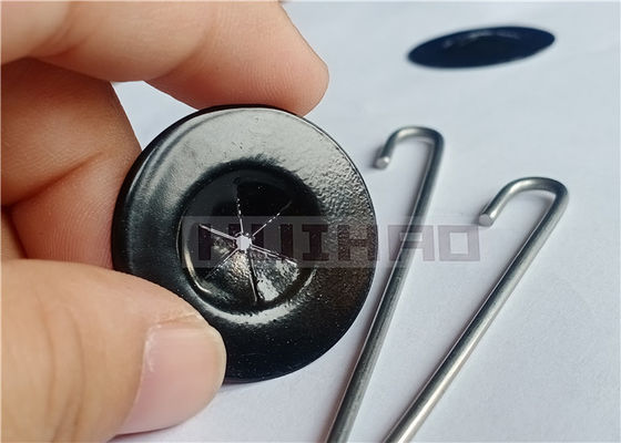 Móc chữ J bằng thép không gỉ 2.0x100mm được sử dụng với vòng đệm tự khóa màu đen để bảo vệ lưới cho các tấm pin mặt trời