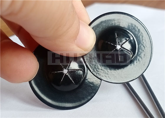 Vòng đệm tự khóa bằng thép không gỉ 38mm Lớp phủ hai mặt màu đen được sử dụng để bảo vệ lưới cho các tấm pin mặt trời