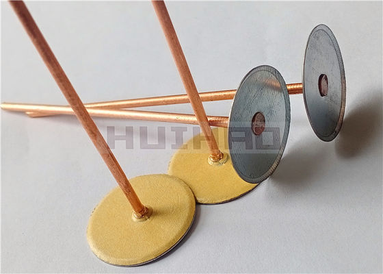 Đồng mạ kim loại nhẹ bằng thép kẹp đầu chân hàn để cách điện 2,7mm
