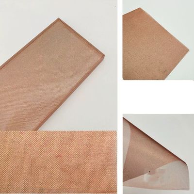 Vải dệt lưới nhiều lớp rèm kính màu đỏ